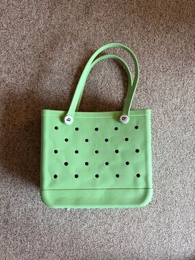 Green Perforated Tote Bag - Bogg